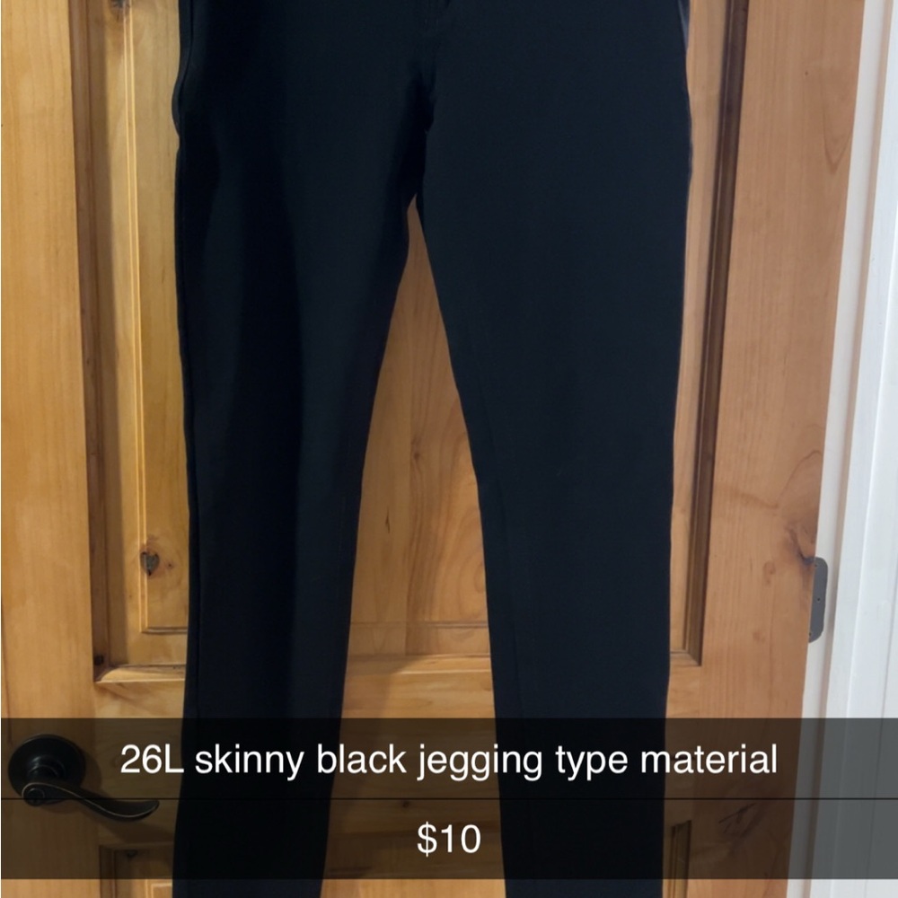 Men's Black Skinny Pants
